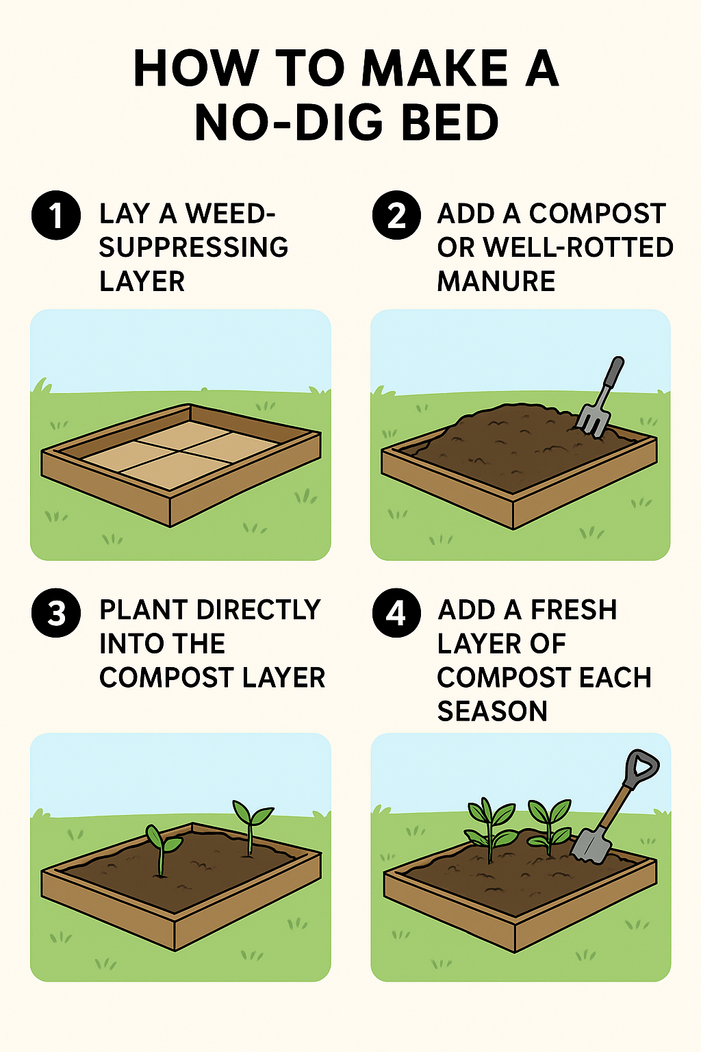 We Dig No-Dig Beds!